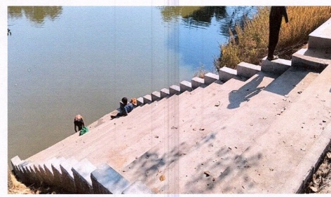 Construction of a bathing ghat