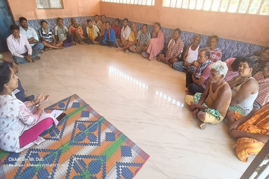 Meeting with Village Support Society members
